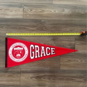 Grace College Red Pennant